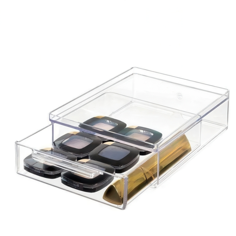 Drawer, Small, Shallow, THE HOME EDIT ALL-PURPOSE DRAWER , 13,3 x 17,8 x H 5,1 cm, Clear