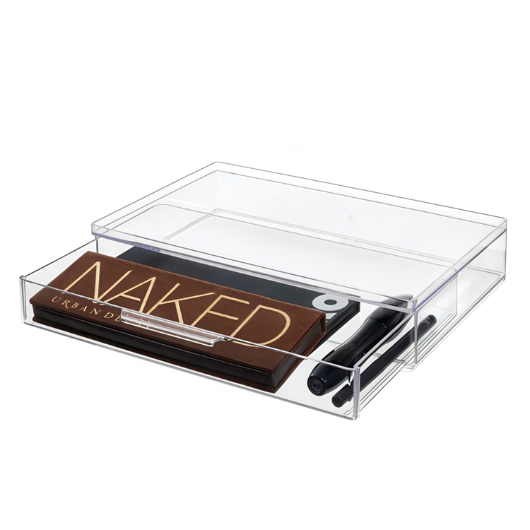Drawer, Large Shallow, THE HOME EDIT ALL-PURPOSE DRAWER , 26,7 x 17,8 x H 5,1 cm, Clear
