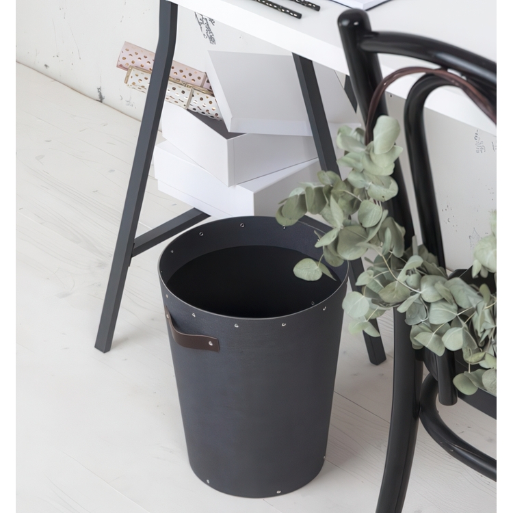 Waste Paper Bin, BIGSO ARIES, CANVAS, Ø27 x H 35cm