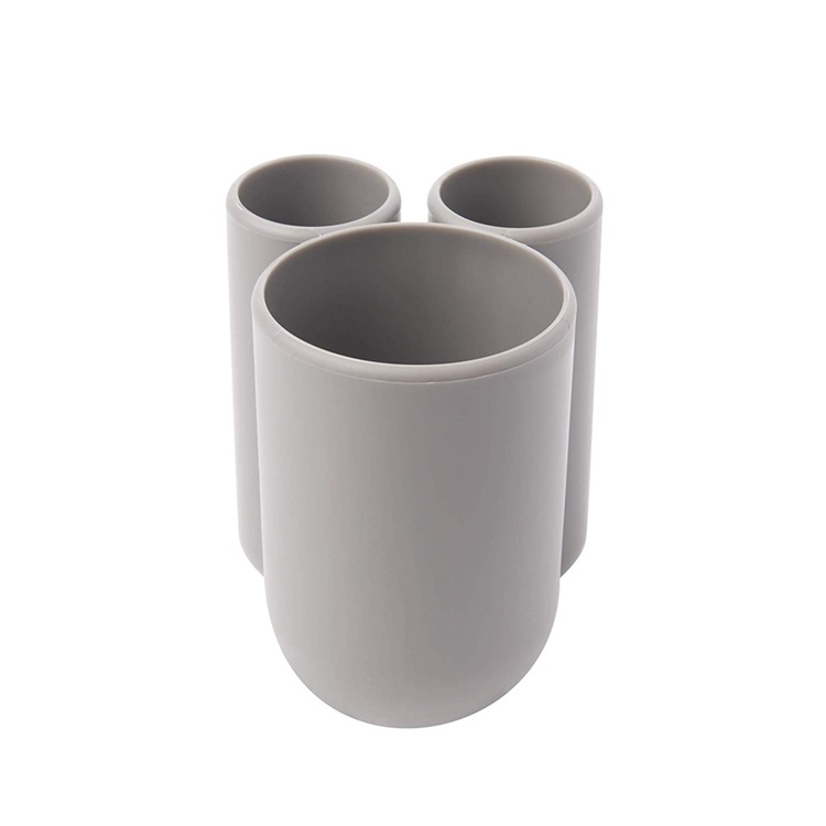 Toothbrush Holder, TOUCH, 10 x 8 x H 10 cm Umbra, grey