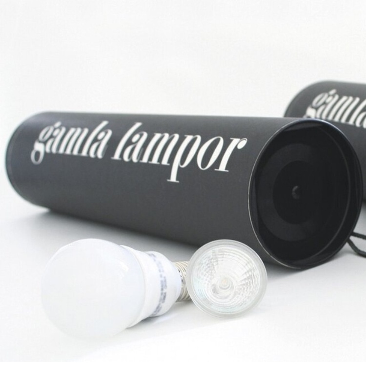 Tube for recycling, Light bulbs