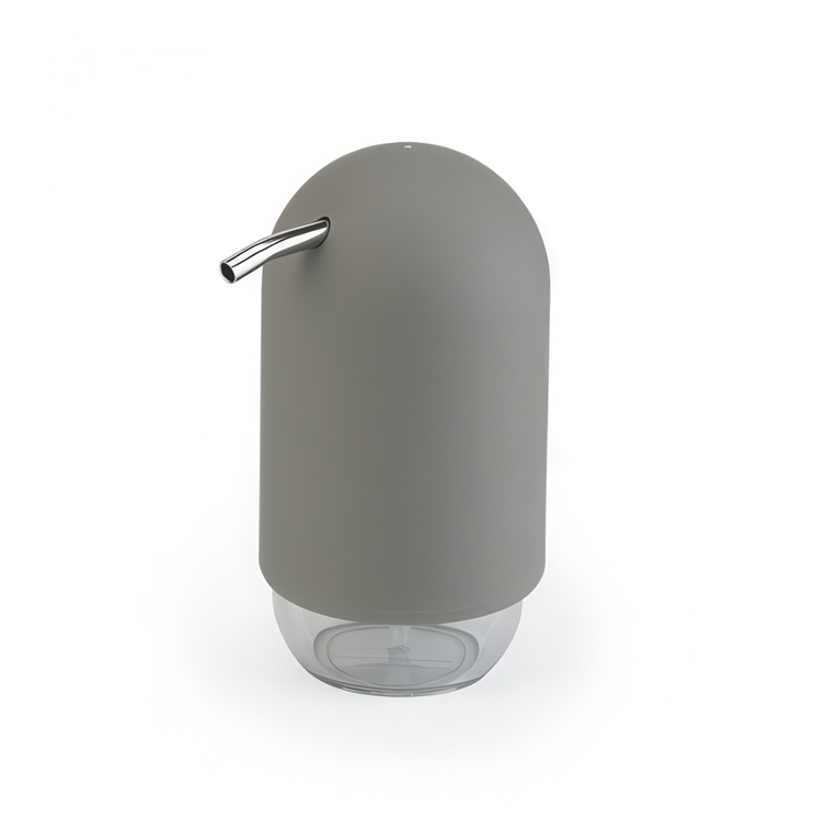 Soap pump, TOUCH, Ø 7 x H 14 cm, Umbra, Grey