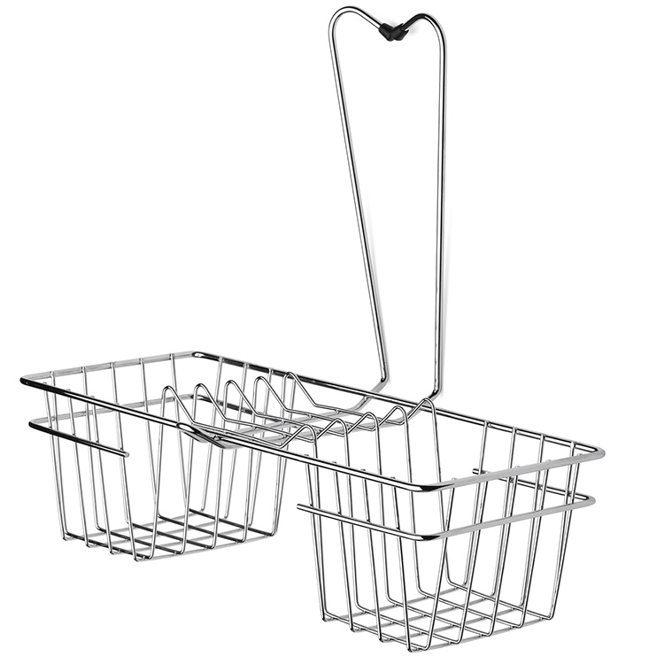 Hanging bathroom basket, HABO LAVENDER, 40 x 19,5 x H 37 cm, metal