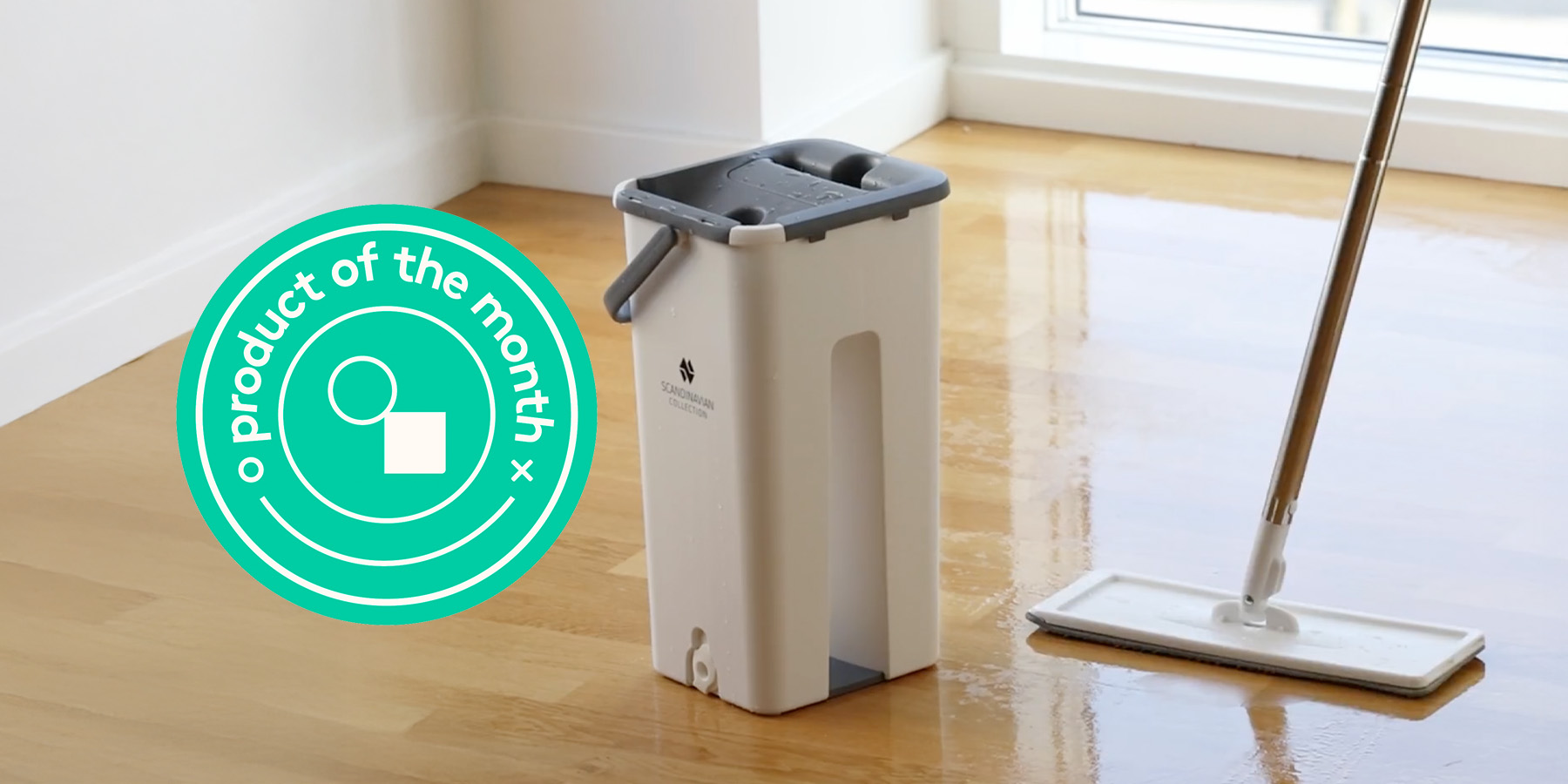 Product of the month: Floor mop and cleaning bucket with wringer